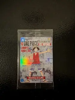 One Piece Monkey.D.Luffy 2026 College Basketball U.S. Voyage Trading Card/Poster - Image 2