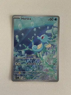 Horsea 067/064 Shrouded Fable Pokemon TCG Card Illustration Rare NM - Image 1