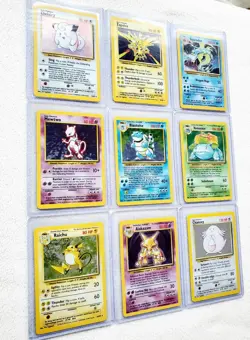 9x Base Set HOLO LOT! Pokemon BLASTOISE VENUSAUR ALAKAZAM + More Holo Rare WOTC - Image 3