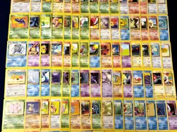 Vintage Pokemon Card Lot of 124 - WOTC Base Set 2 Nidoking Clefable Holo Rares - Image 3