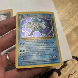Pokemon Base Set Card Lot Holo Rare Chansey 3/102 Poliwrath 13/102 - Image 4