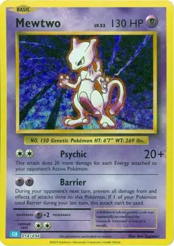 Mewtwo 14/34 - Pokemon Trading Card Game Classic (CL)(Near Mint NM) FOIL - Image 1