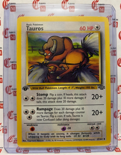 Tauros - 1st Edition - Pokemon Card - Jungle Set 1999 - 47/64 - WOTC - TCG - LP - Image 3