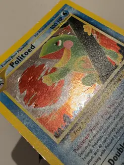 Pokemon TCG Politoed Neo Discovery Holo Card 8/75 LP/MP - Image 5