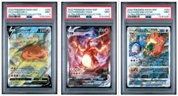 Charizard UPC Promo Cards SWSH260 SWSH261 & SWSH262 Set PSA 9 Sequential - Image 1