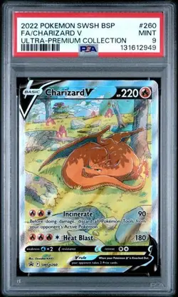 Charizard UPC Promo Cards SWSH260 SWSH261 & SWSH262 Set PSA 9 Sequential - Image 2