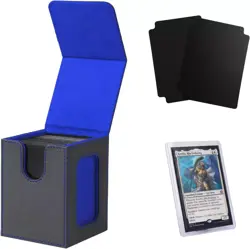 Deck Box for Commander Display,Card Deck Box Fits 100 Double Sleeved Cards, - Image 1