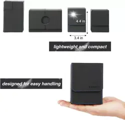 Deck Box for Commander Display,Card Deck Box Fits 100 Double Sleeved Cards, - Image 4