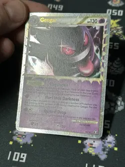 Gengar Prime Holo HGSS Triumphant Card 94/102 Ultra Rare MP - Image 2