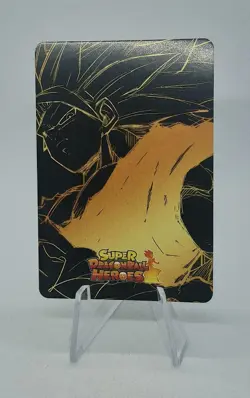 GOKU SSJ3 DRAGON BALL Z HEROES DBZ DBGT CARTE CARD PRISM HOLO FOIL 3D MANGA NEW - Image 2