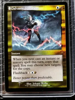 Galvanic Iteration (Retro Frame) Innistrad Remastered Foil NM Rare MTG - Image 1