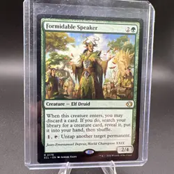 MTG Formidable Speaker 176 Lorwyn Eclipsed ECL Rare NM Regular Elf Druid - Image 1