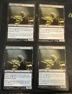 Drainpipe Vermin X4 Return to Ravnica Magic the Gathering MTG - Image 1