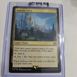 MTG Starting Town Final Fantasy Regular #289 Rare - Magic - Image 1