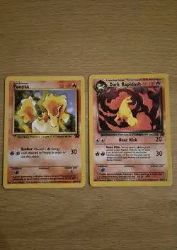 Pokemon TCG Team Rocket Bundle Dark Rapidash and Ponyta - Image 1