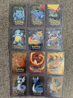 Vintage Topps Blue Label Pokemon E1-E12 Foil - Image 1