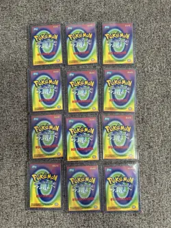 Vintage Topps Blue Label Pokemon E1-E12 Foil - Image 2