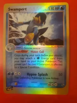 Pokemon TCG: 2003 Swampert 13/109 Ruby Sapphire Holo Rare MP - Image 1