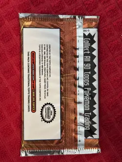 Pokemon Topps TV Sealed Pack 1999 7 Cards Foil Pikachu Blue Logo 1 Foil card - Image 2