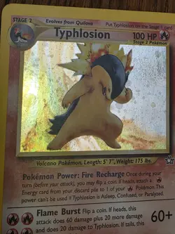 TYPHLOSION 17/111 HOLO RARE NEO GENESIS POKEMON - Image 5