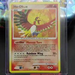 Pokemon Ho-Oh Rare Holo Secret Wonders 10/132 90HP Rainbow Wing - Image 1