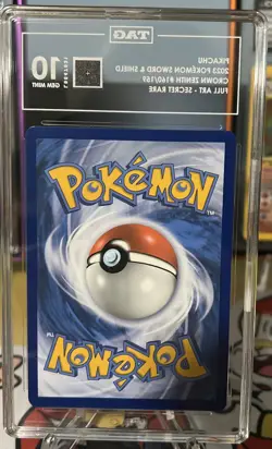 TAG 10 GEM MINT POKEMON PIKACHU #160/159 CROWN ZENITH - Image 2