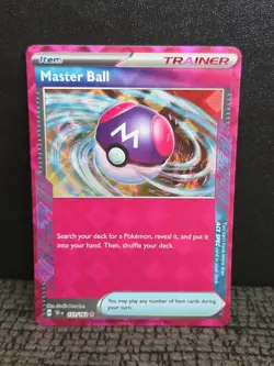 Pokemon TCG Master Ball 153/162 S&V Temporal Forces Ace Spec NM+ A1 - Image 1