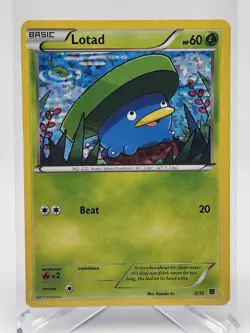 Lotad 2/12 Holo : Pokemon TCG McDonald's Promo 2015 Vintage MP - Image 2