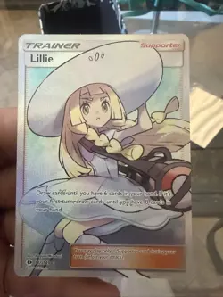 Pokemon TCG Sun & Moon Base Set Full Art Holo Rare Trainer Lillie 147/149 Mint - Image 1