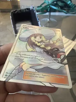 Pokemon TCG Sun & Moon Base Set Full Art Holo Rare Trainer Lillie 147/149 Mint - Image 3