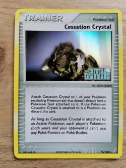 Pokemon Cessation Crystal 74/100 Reverse Holo NM Condition Stamped - Image 1