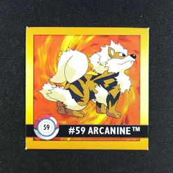 Arcanine 59 - Artbox Series - Pokemon Sticker - Image 1