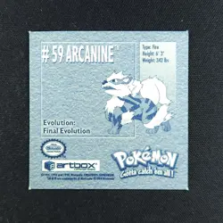 Arcanine 59 - Artbox Series - Pokemon Sticker - Image 2