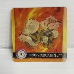 Pokemon 1999 Artbox Flipz | Premier Edition | #58 Growlithe/ #59 Arcanine - Image 1