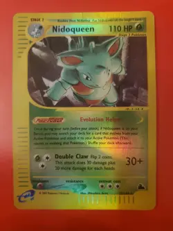 Pokemon TCG: 2003 Nidogueen 22/144 Skyridge Holo Rare HP - Image 1