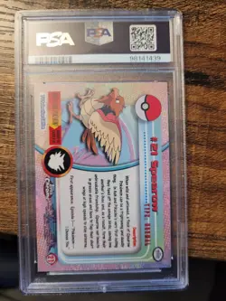 2000 TOPPS CHROME POKEMON T.V. #21 SPEAROW PSA 8 NM-MT - Image 2