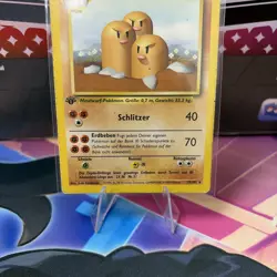 Pokemon TCG Dugtrio (Digdri) Base Set 19/102 Regular 1st Edition Rare GERMAN - Image 3