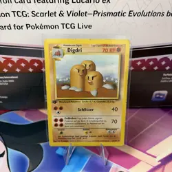 Pokemon TCG Dugtrio (Digdri) Base Set 19/102 Regular 1st Edition Rare GERMAN - Image 4