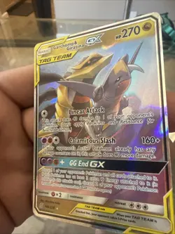 Pokemon TCG Garchomp and Giratina GX 146/236 Unified Minds Tag Team Near Mint - Image 2