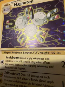 Pokemon Magneton 11/62 Fossil Holo Rare LP - Image 5
