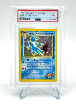 2000 Pokemon Misty's Golduck 12/132 Gym Challenge Holo PSA 9 MINT - Image 4