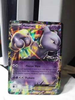 Pokemon TCG Mewtwo EX XY183 Black Star Promo - Image 1