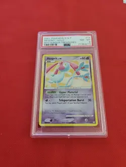 Pokemon: Mesprit #14/123 Holo Rare Mysterious Treasures 2007 - PSA 8 - E36 - Image 3