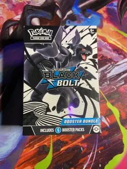 Pokemon TCG Scarlet & Violet Black Bolt Booster Bundle New Factory Sealed - Image 1