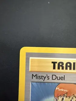 2000 POKEMON GYM HEROES #123 MISTY'S DUEL VINTAGE WoTC TRAINER - Image 2