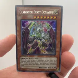 Gladiator Beast Octavius 1st Ed Secret Rare GLAS-EN000 Yu-Gi-Oh! - Image 1