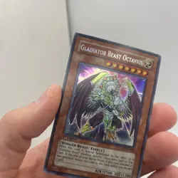 Gladiator Beast Octavius 1st Ed Secret Rare GLAS-EN000 Yu-Gi-Oh! - Image 3