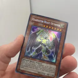 Gladiator Beast Octavius 1st Ed Secret Rare GLAS-EN000 Yu-Gi-Oh! - Image 4