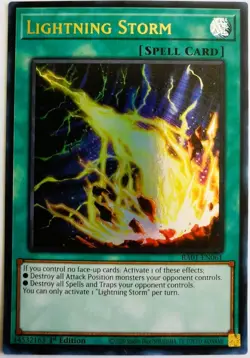 Lightning Storm RA01-EN061 UR 1ST EDITION NM YuGiOh - Image 1