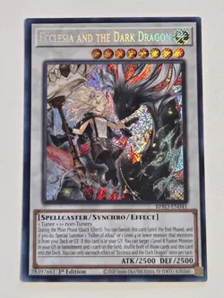 Ecclesia and The Dark Dragon BPRO-EN041 Secret Rare Yugioh Burst Protocol Mint - Image 1